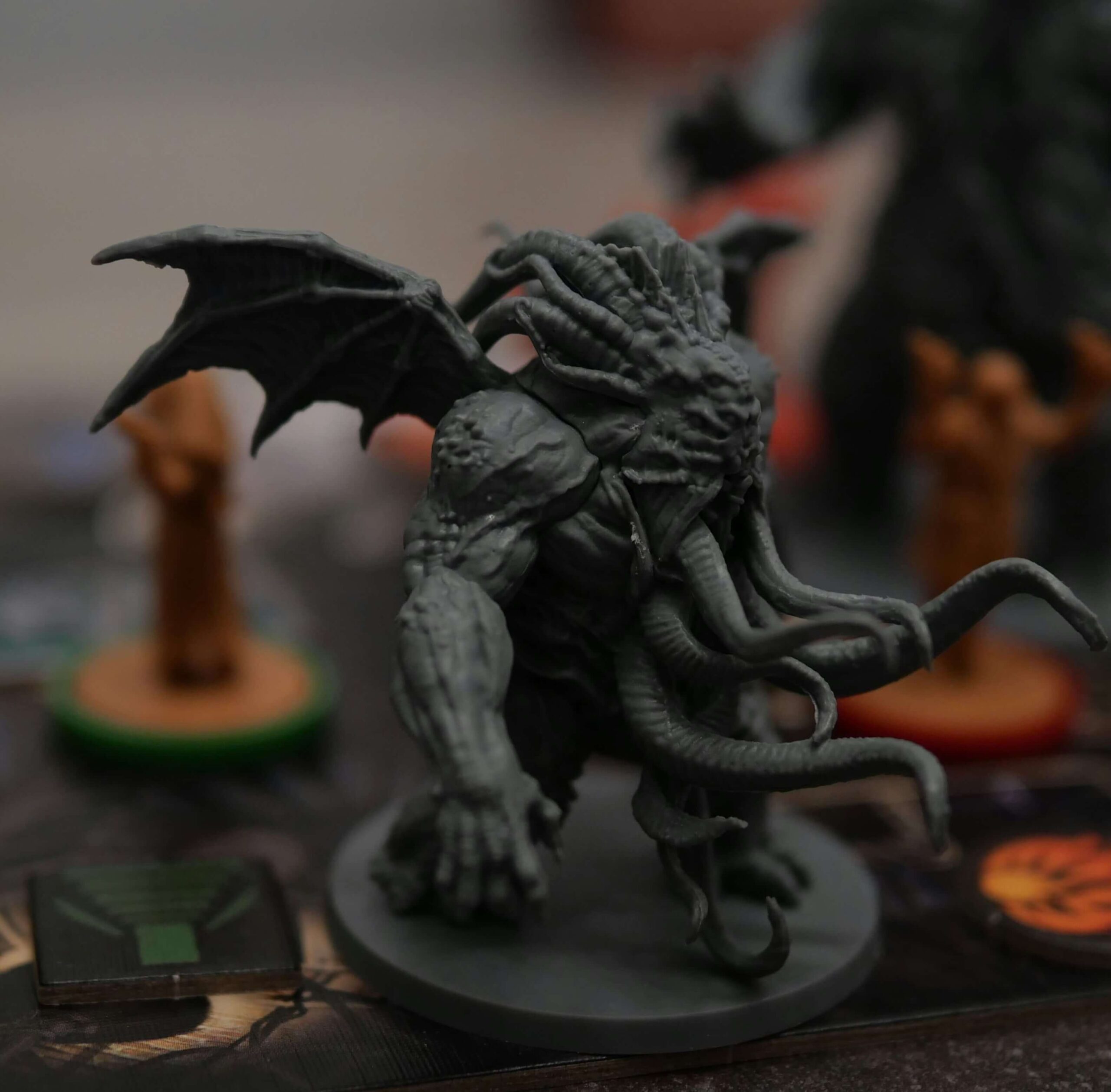 Dungeon and dragons model that looks like a sea suid creature with wings